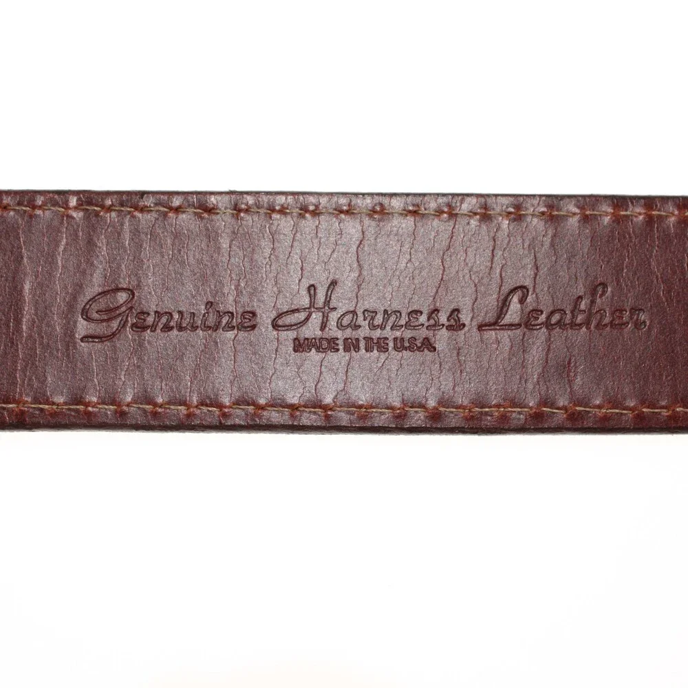 Torino Leather Company NWT Classic Belt Size 38 US in Solid Brown Leather